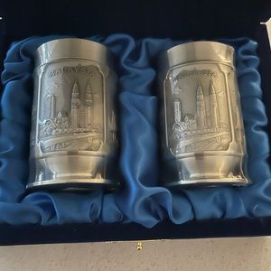 🌟2 X HOST PICK🌟Malaysian Souvenir Shot Glasses (Brand New, Sealed)